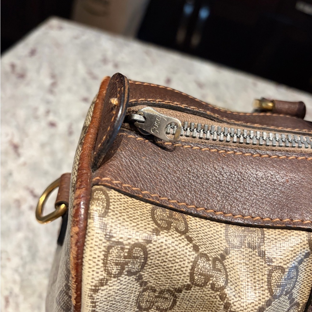 PRICE DROP!!! GUCCI GG Monogram Boston Bag (Vintage) - Picture 11 of 13
